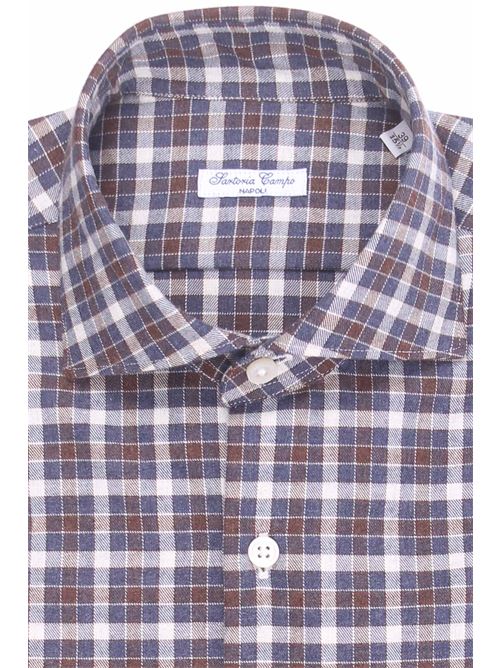 camicia a quadretti in flanella di cotone SARTORIA CAMPO | GH862-B43802
